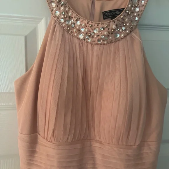 Jessica Howard Jeweled Gown, soft Pink - Picture 2 of 6